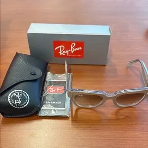 NWT Ray-Ban Taupe Sunglasses Ray-Ban | Accessories | Rayban Taupe Sunglasses | Poshmark main image 4